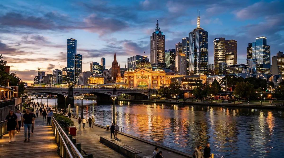 Melbourne skyline: car storage in Melbourne